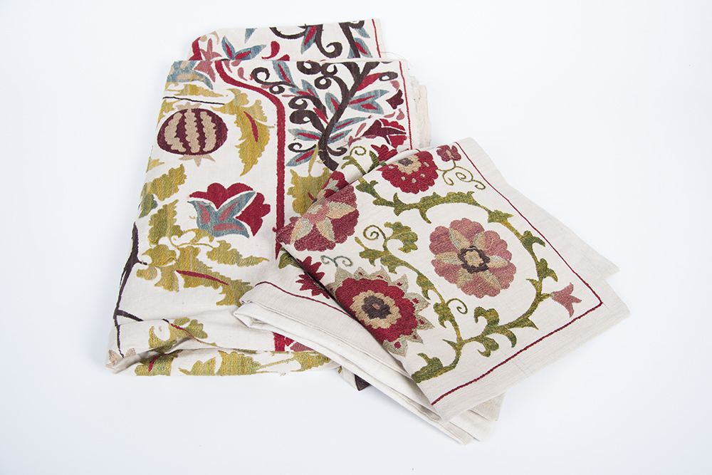 Suzani Turkish Embroidered Linens