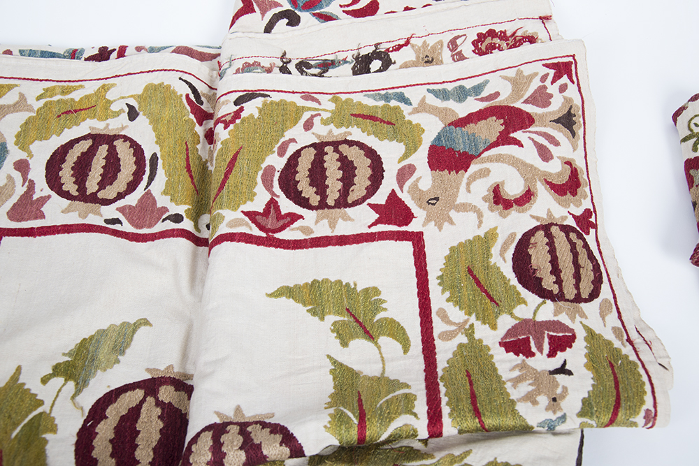 Suzani Turkish Embroidered Linens