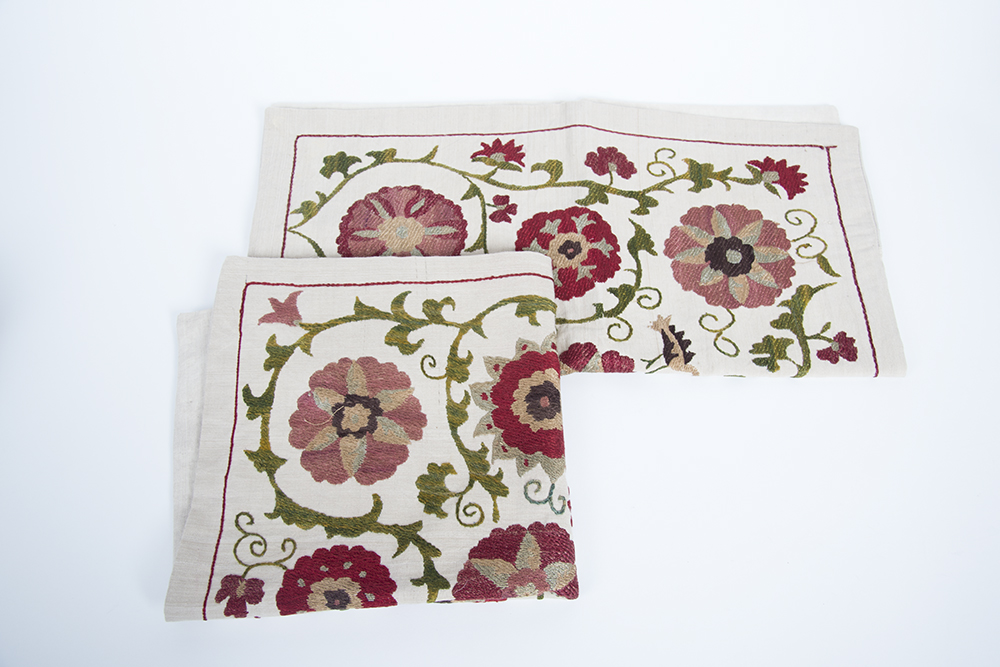 Suzani Turkish Embroidered Linens