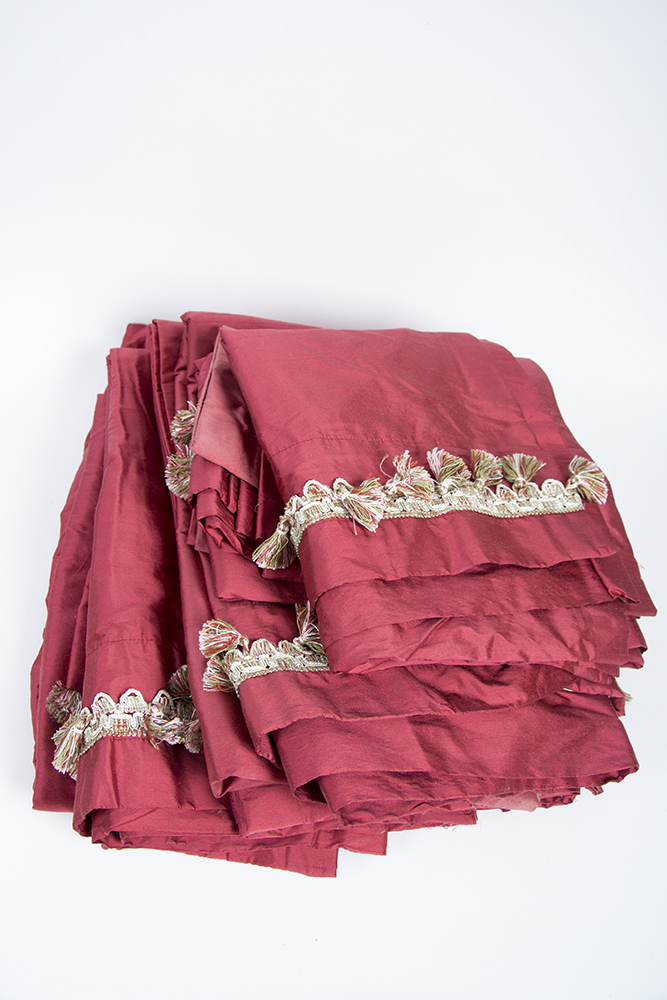 Group of Silk Curtains