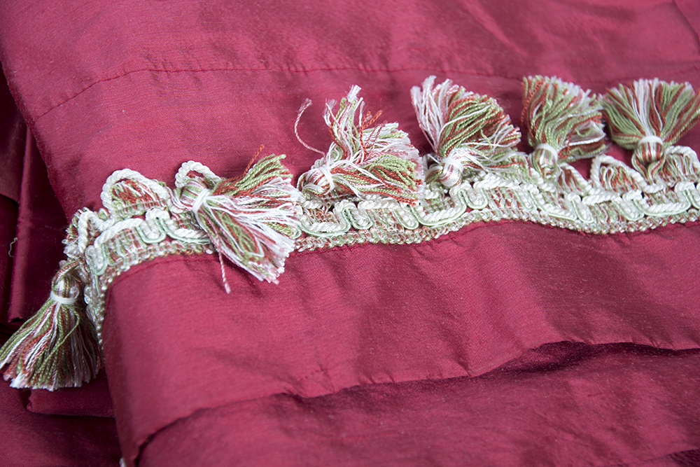 Group of Silk Curtains