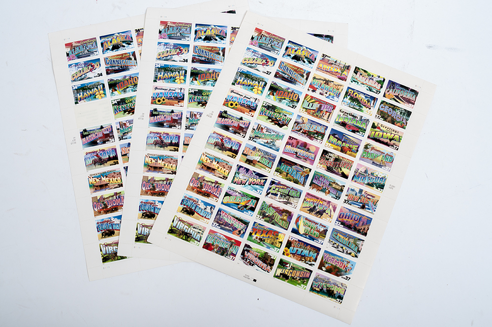 Assorted Collector's Stamp Sheets