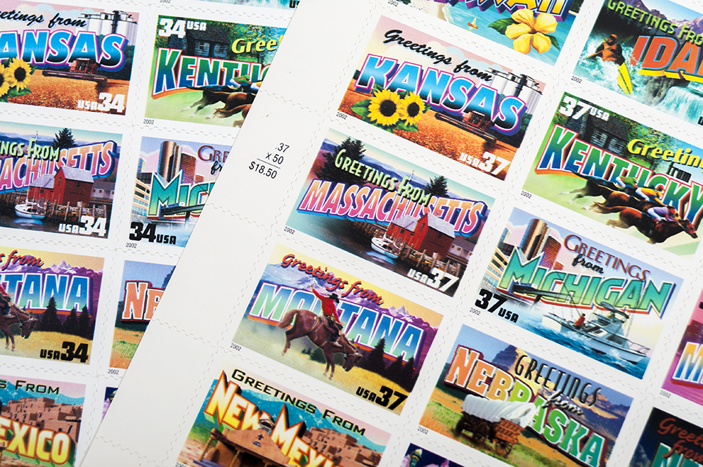 Assorted Collector's Stamp Sheets