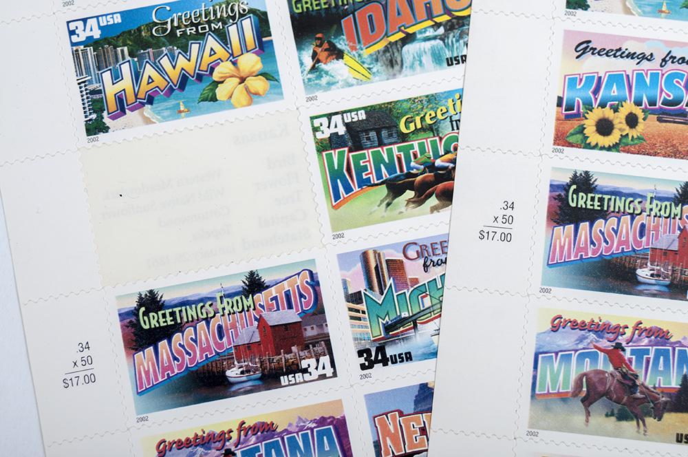 Assorted Collector's Stamp Sheets