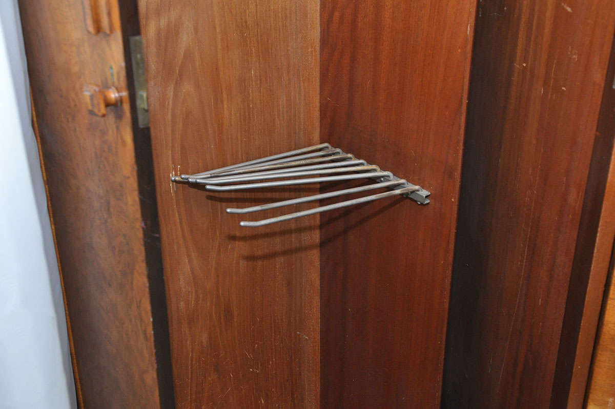 Vintage Art Deco Burlwood Triple Wardrobe by Excelsall