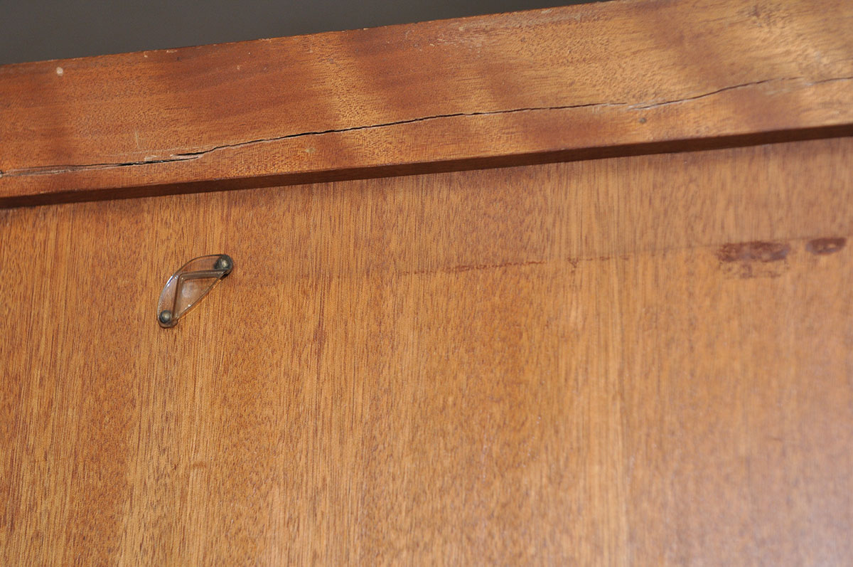 Vintage Art Deco Burlwood Triple Wardrobe by Excelsall