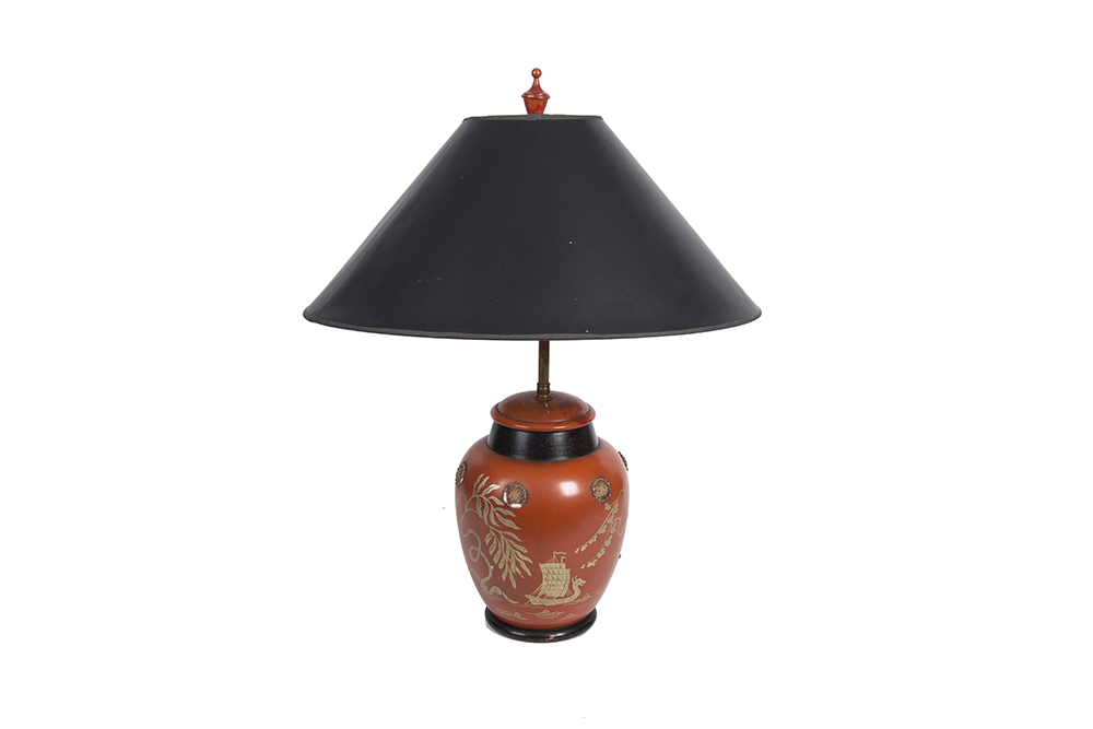 Painted Table Lamp