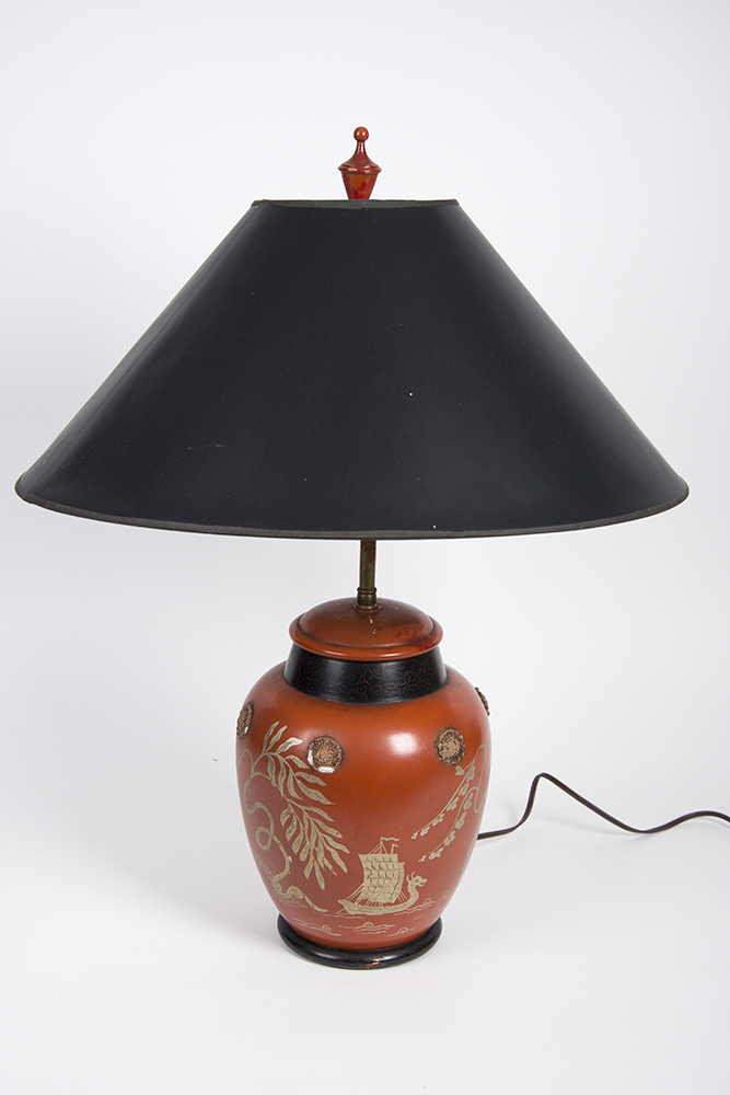 Painted Table Lamp