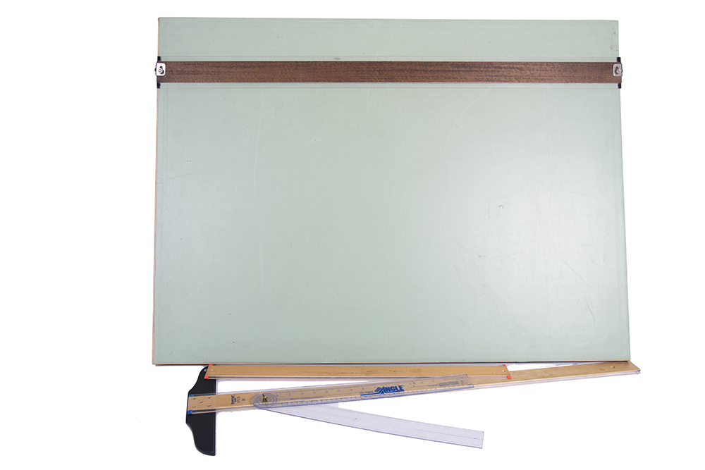Drafting Board with Tools