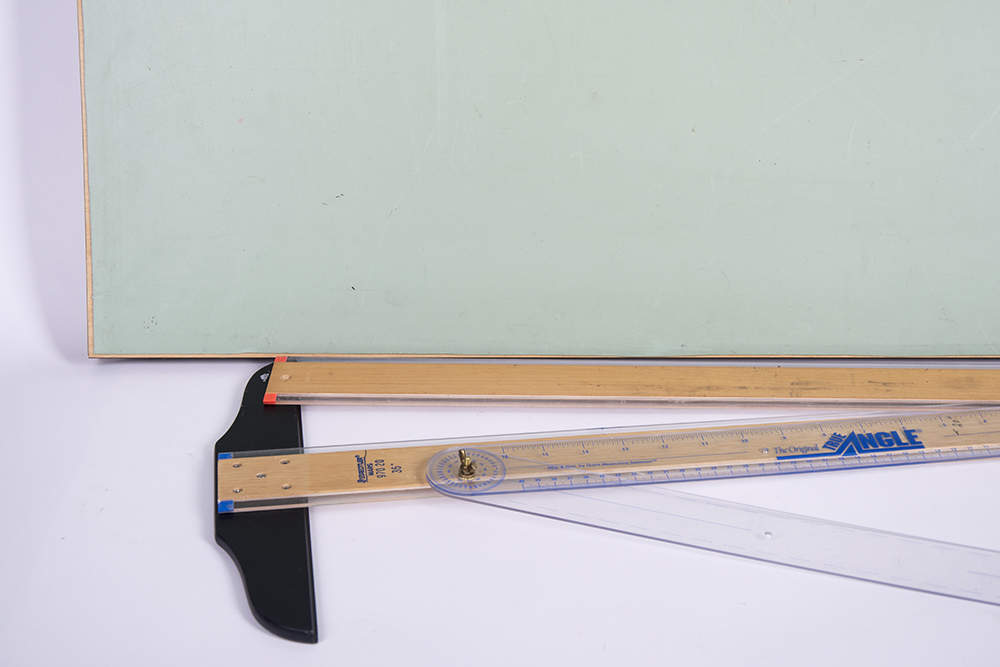 Drafting Board with Tools