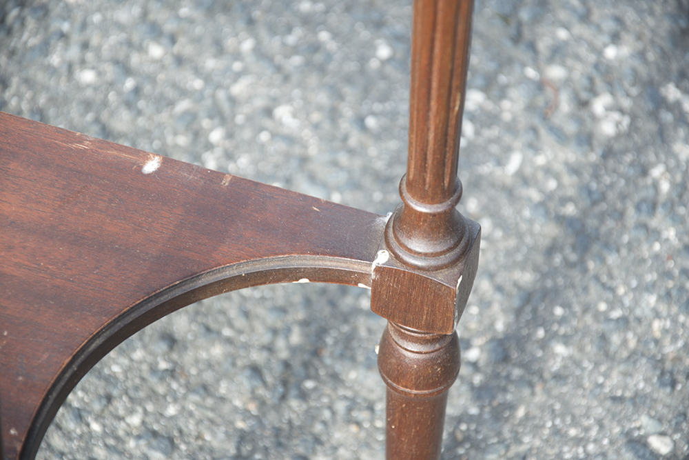 Sheraton Style Demi-Lune Table