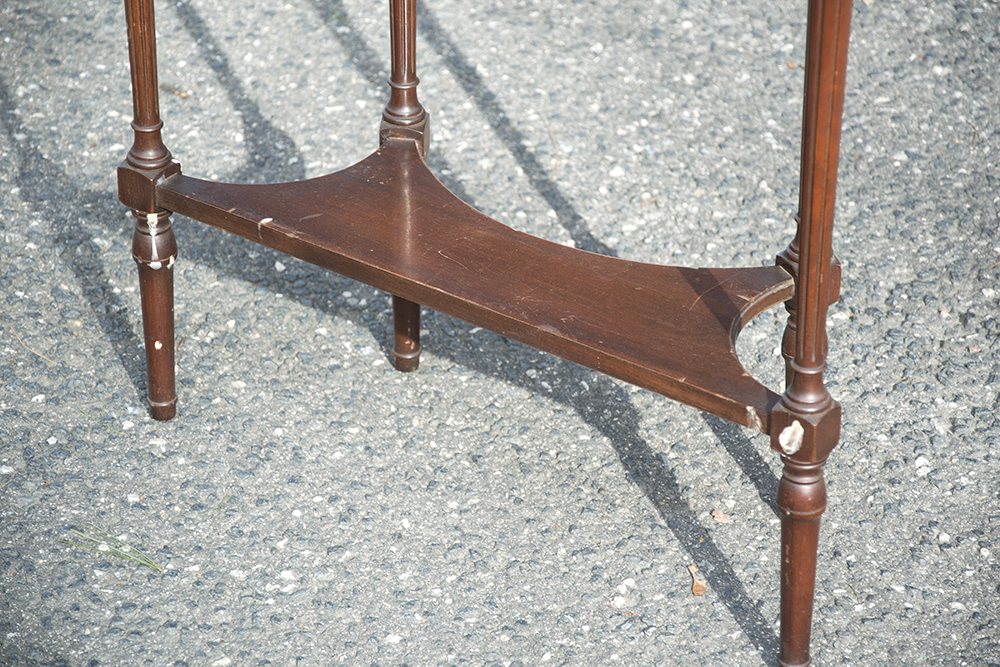 Sheraton Style Demi-Lune Table