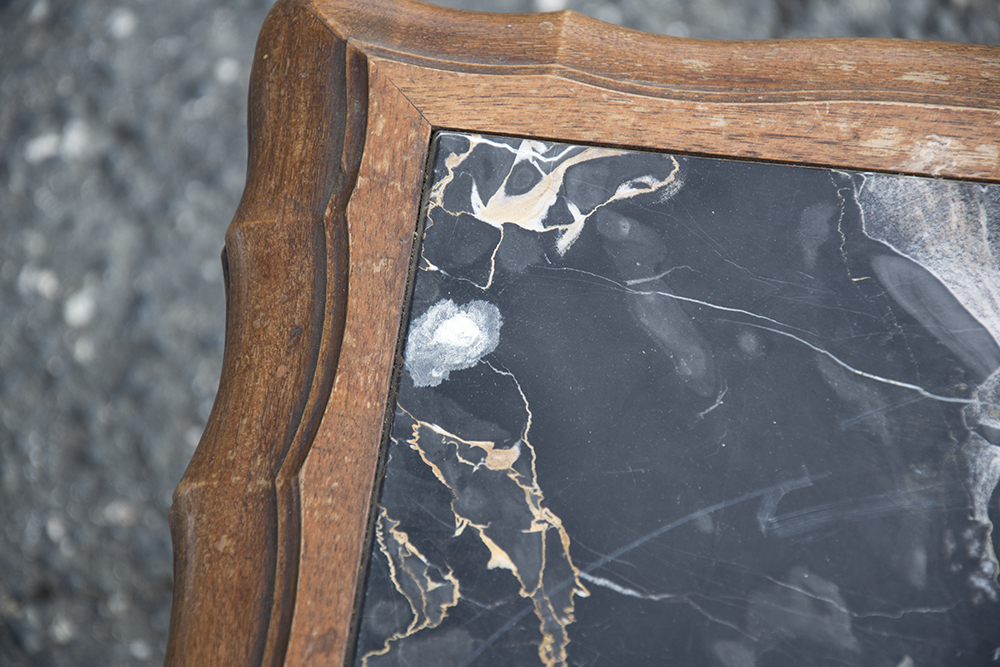 Vintage Marble Top Rococo Style Table