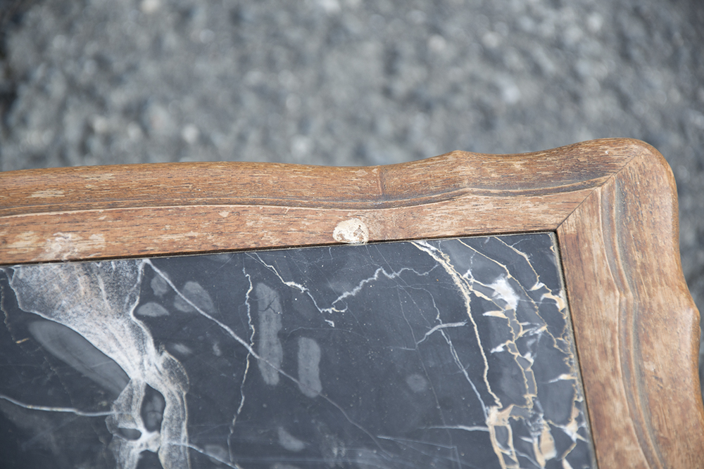 Vintage Marble Top Rococo Style Table