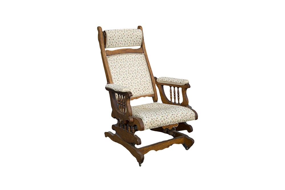Antique Oak Eastlake Rocking Chair