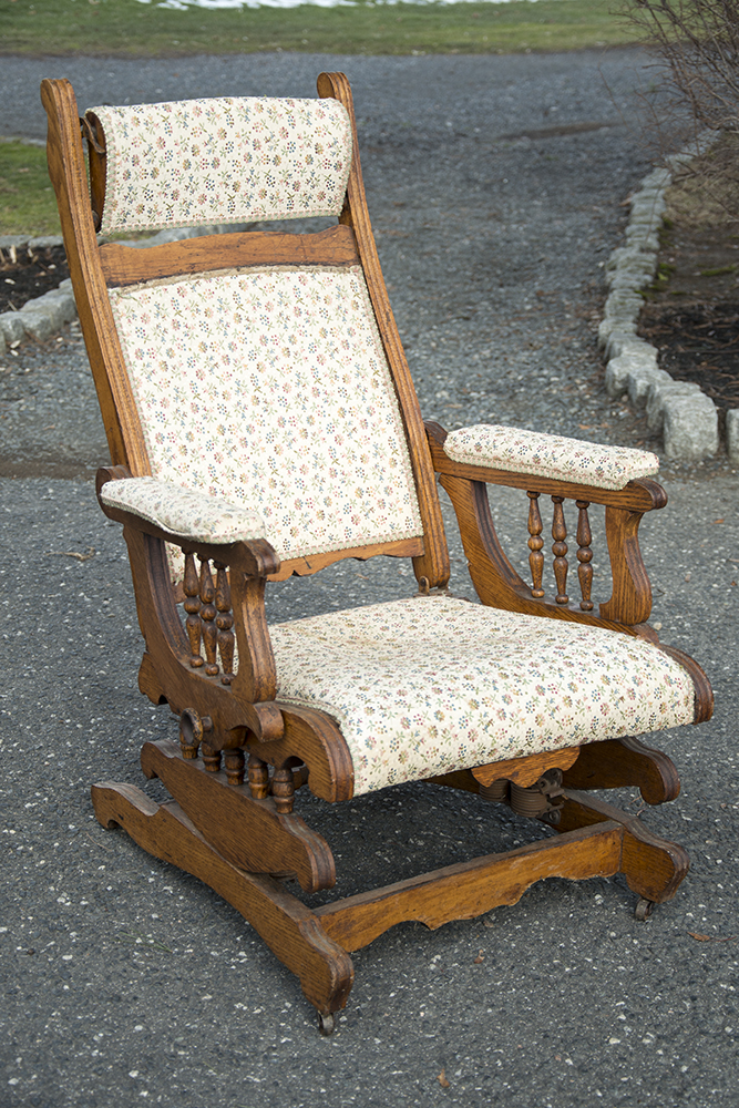 Antique Oak Eastlake Rocking Chair