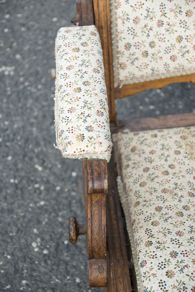 Antique Oak Eastlake Rocking Chair