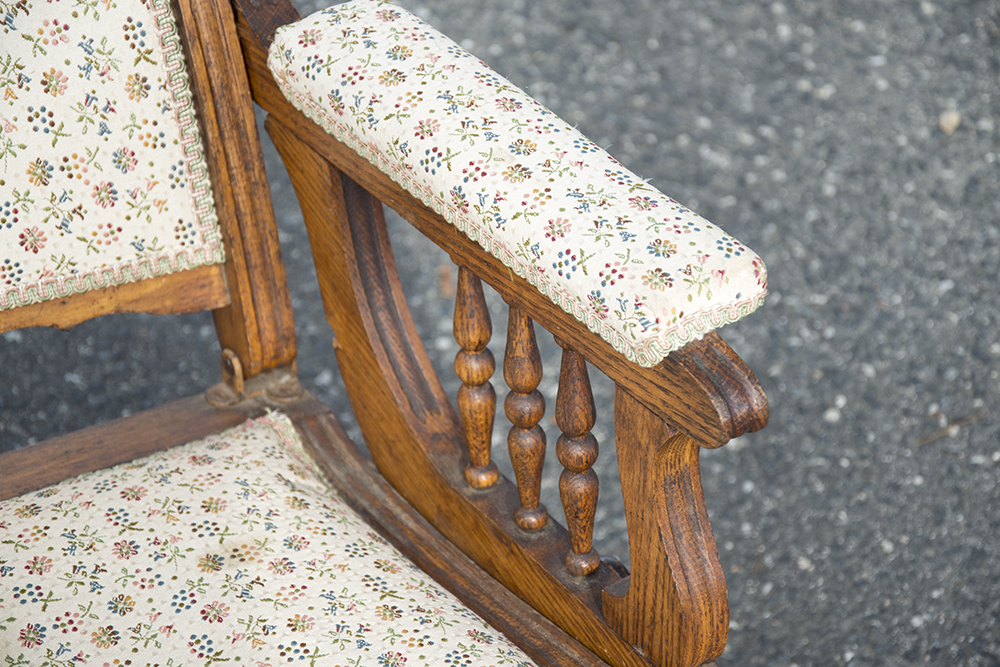 Antique Oak Eastlake Rocking Chair