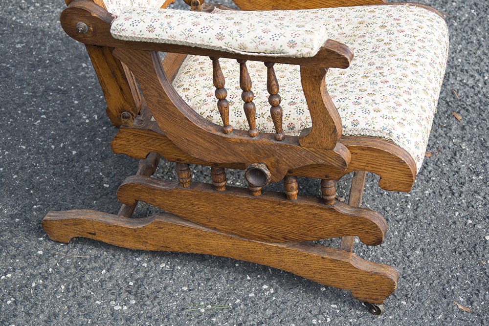 Antique Oak Eastlake Rocking Chair
