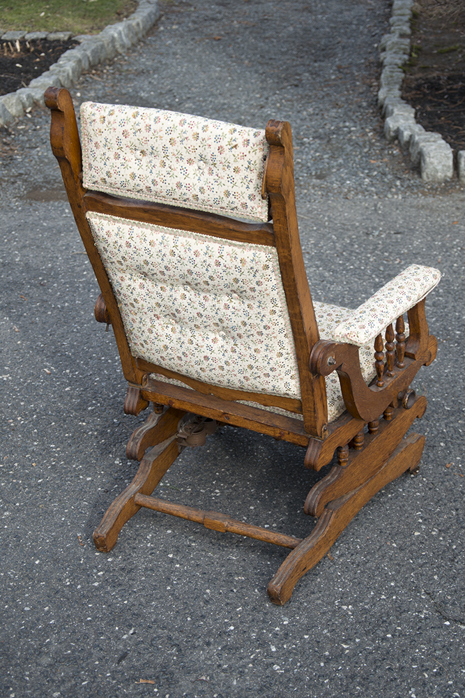 Antique Oak Eastlake Rocking Chair