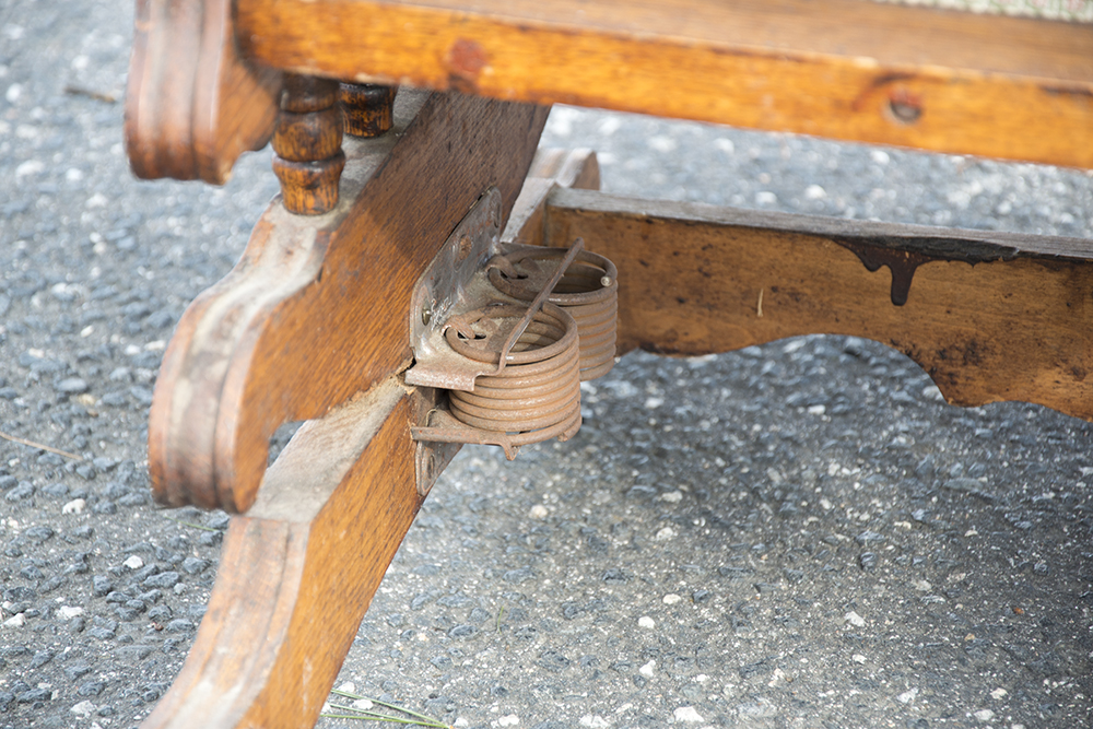Antique Oak Eastlake Rocking Chair