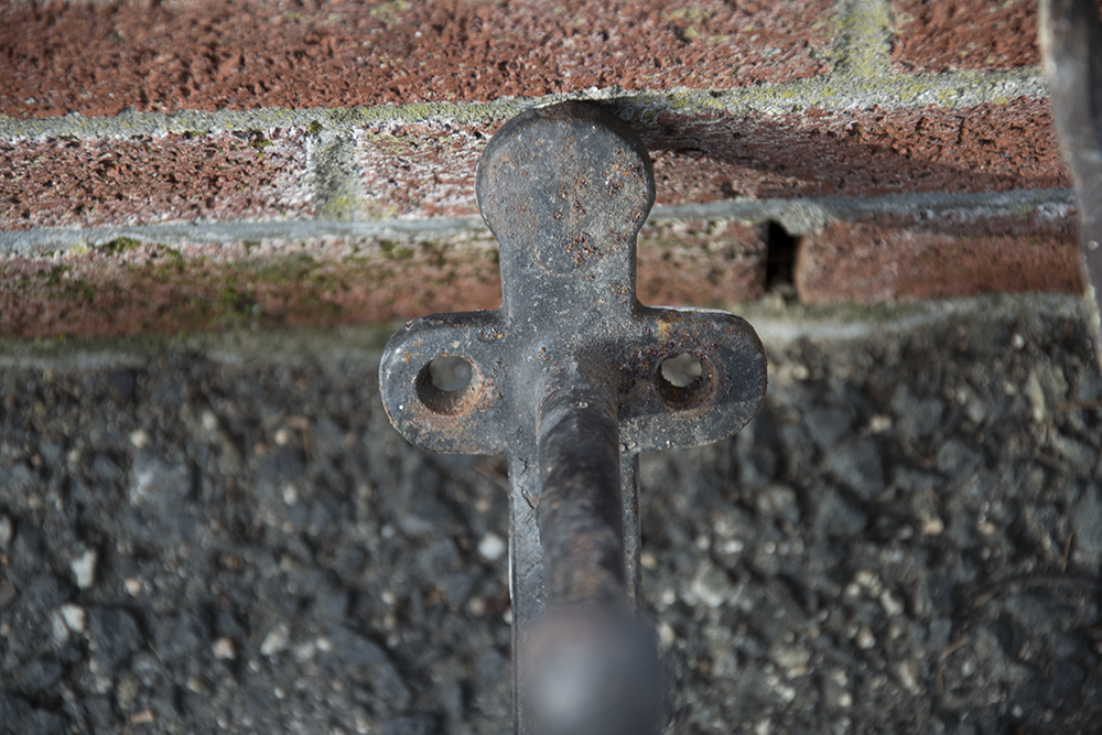 Wrought Iron Saddle Brackets