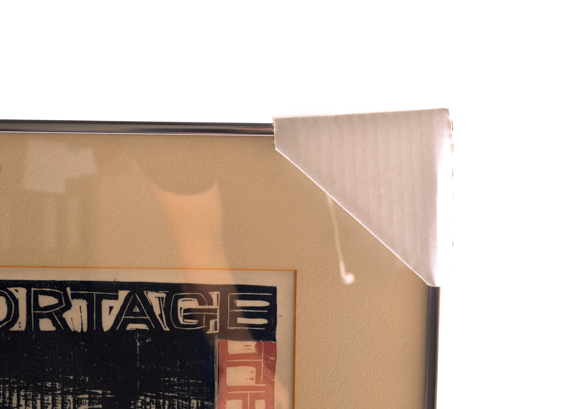 Signed, Limited Editon Raymond Gloeckler Wood Block Print "The Man From Portage"