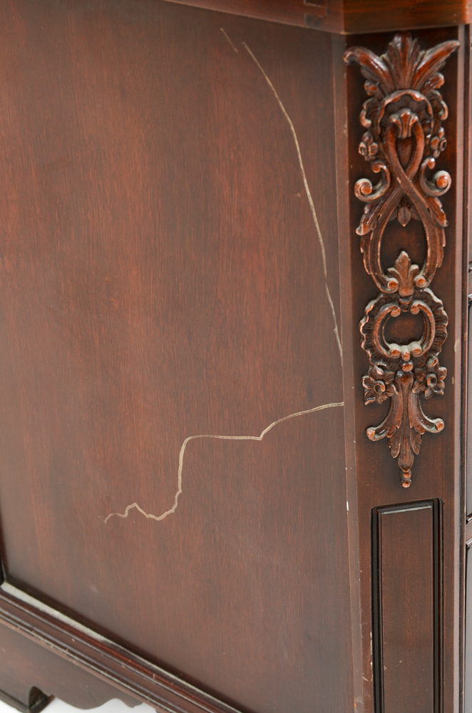 Red Mahogany Georgian Style Chest-on-Chest