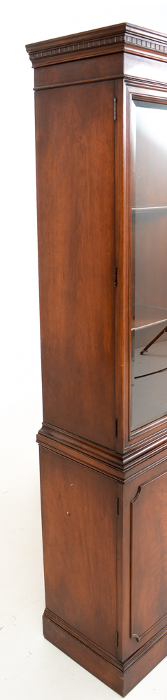 George III Style Mahogany Breakfront Cabinet