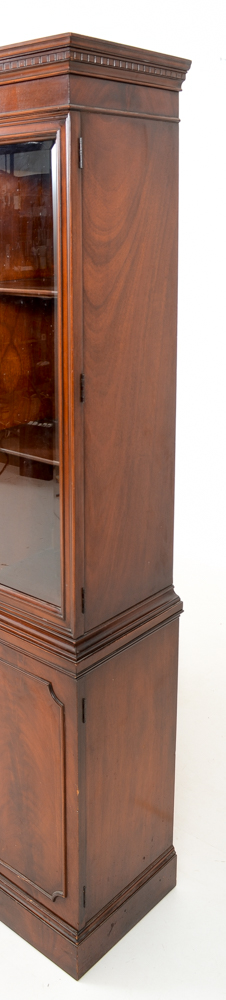 George III Style Mahogany Breakfront Cabinet