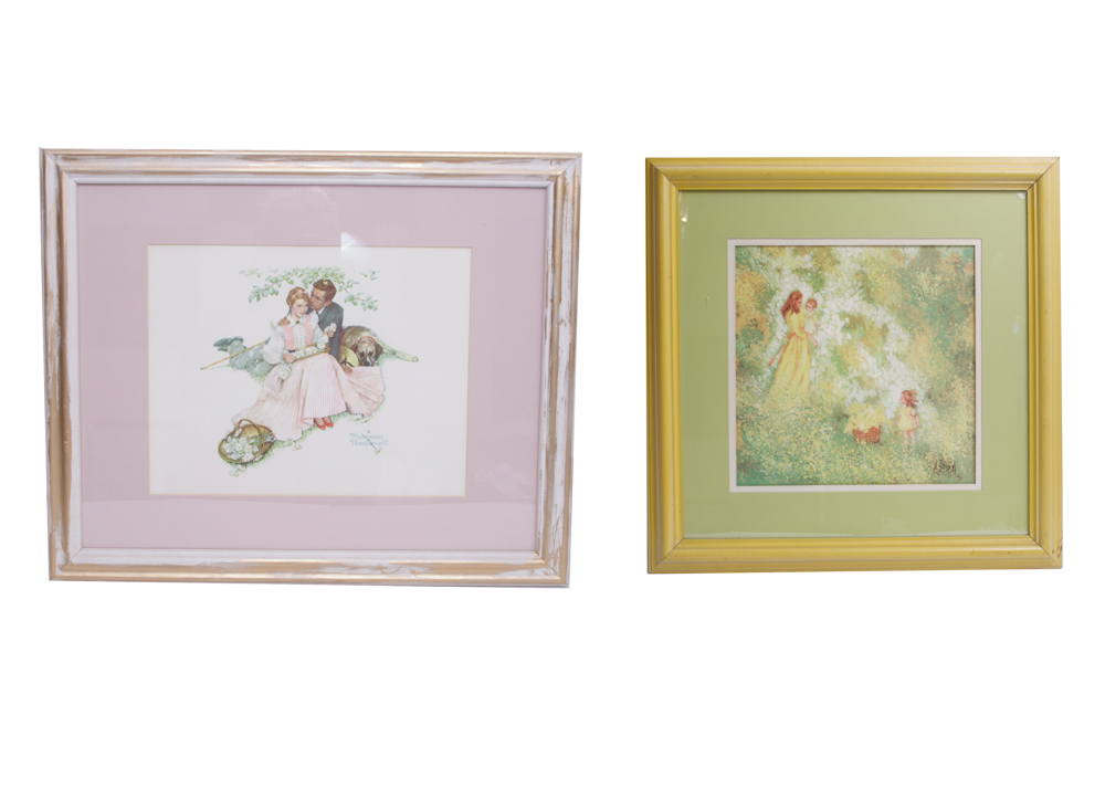 Two Framed Love Prints