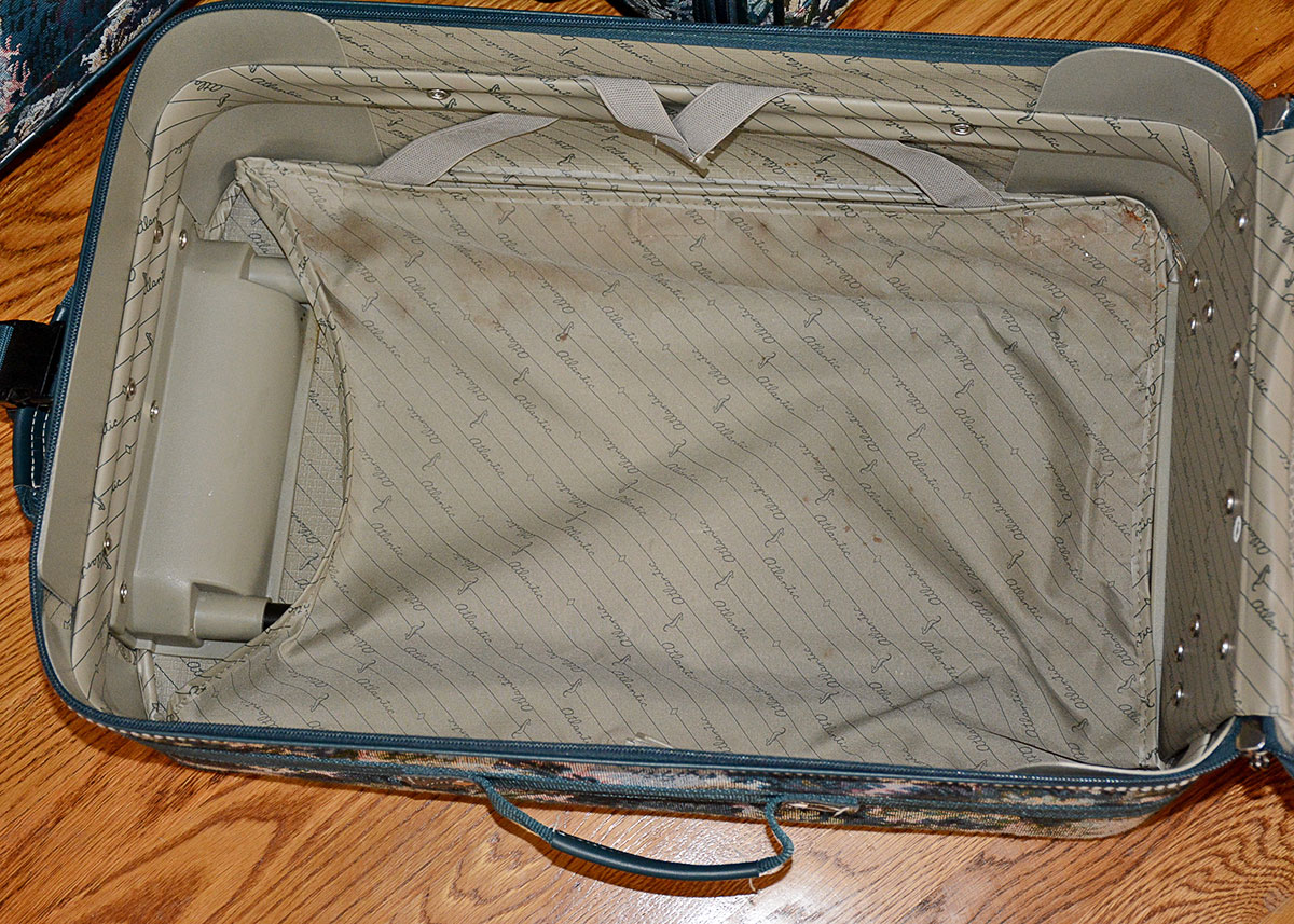 Five Piece Atlantic Floral Luggage Set