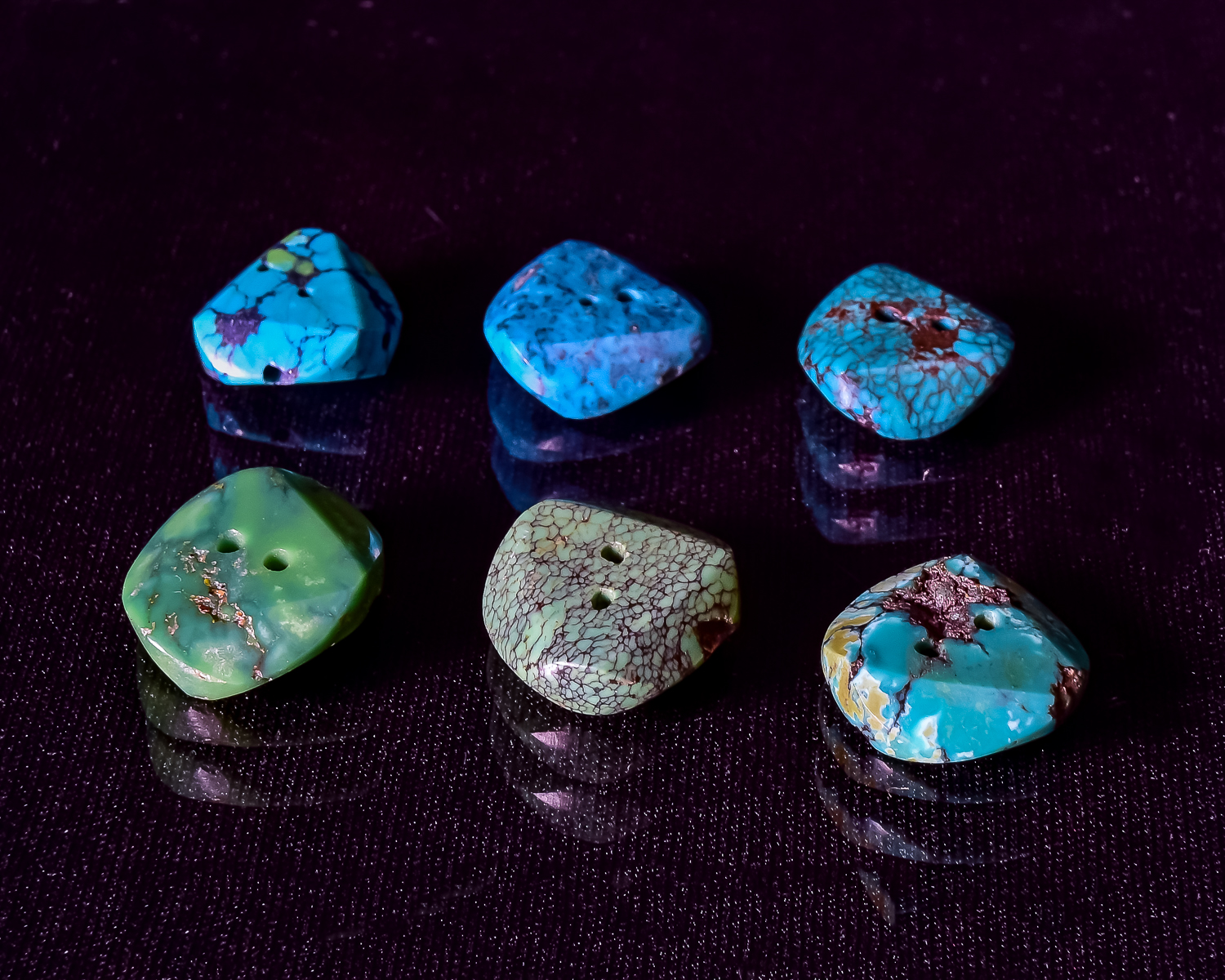 Natural Turquoise Buttons