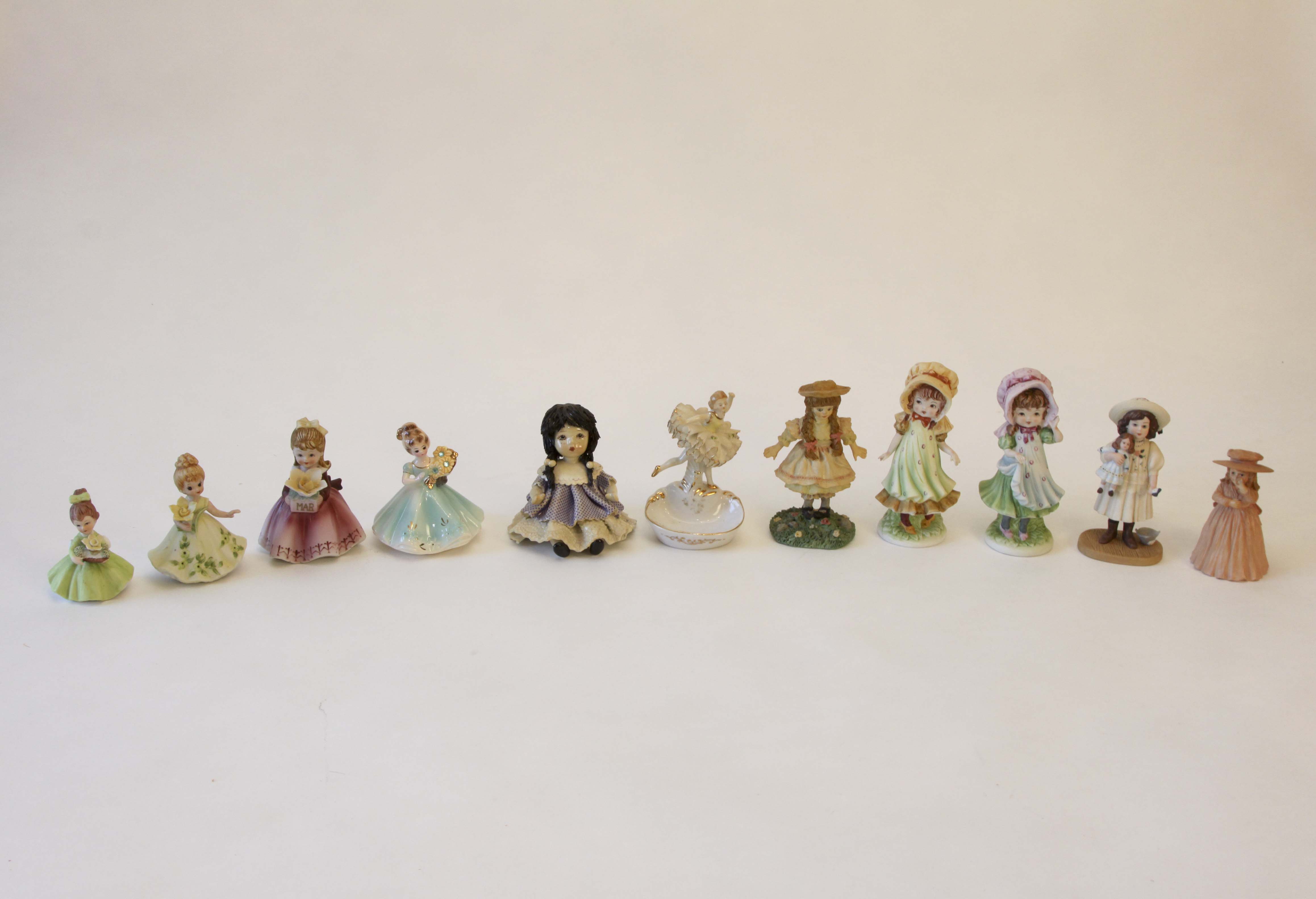 Vintage Porcelain Doll Collection