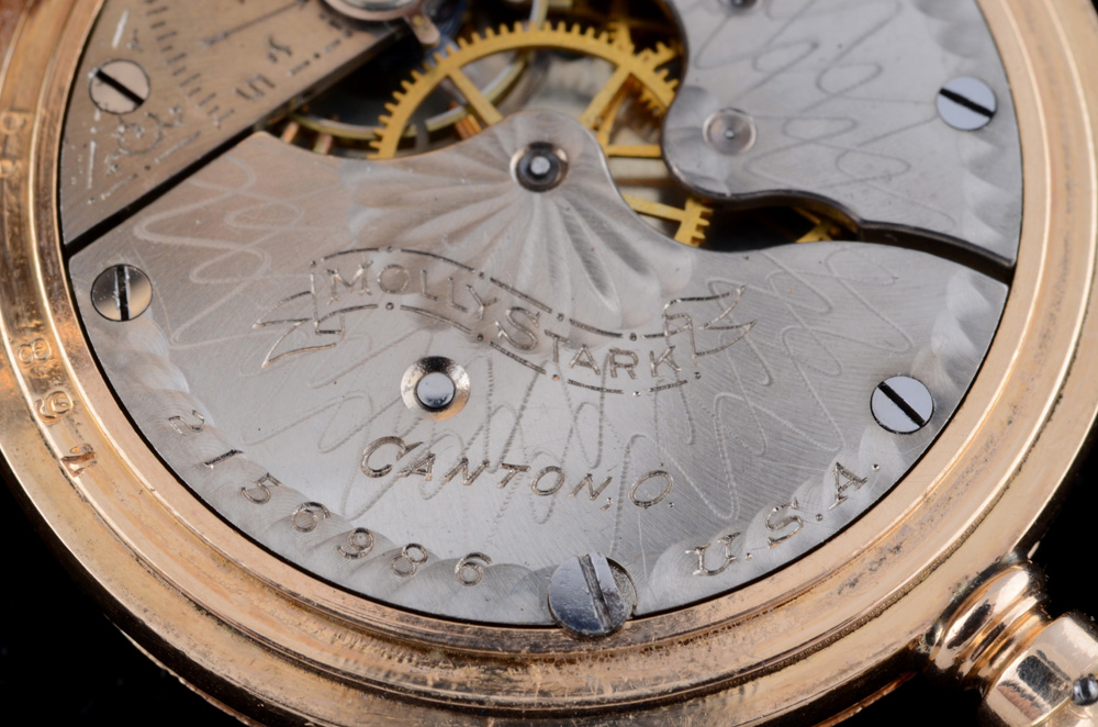 14K Gold-Filled Hampden-Dueber Pocket Watch and Fob