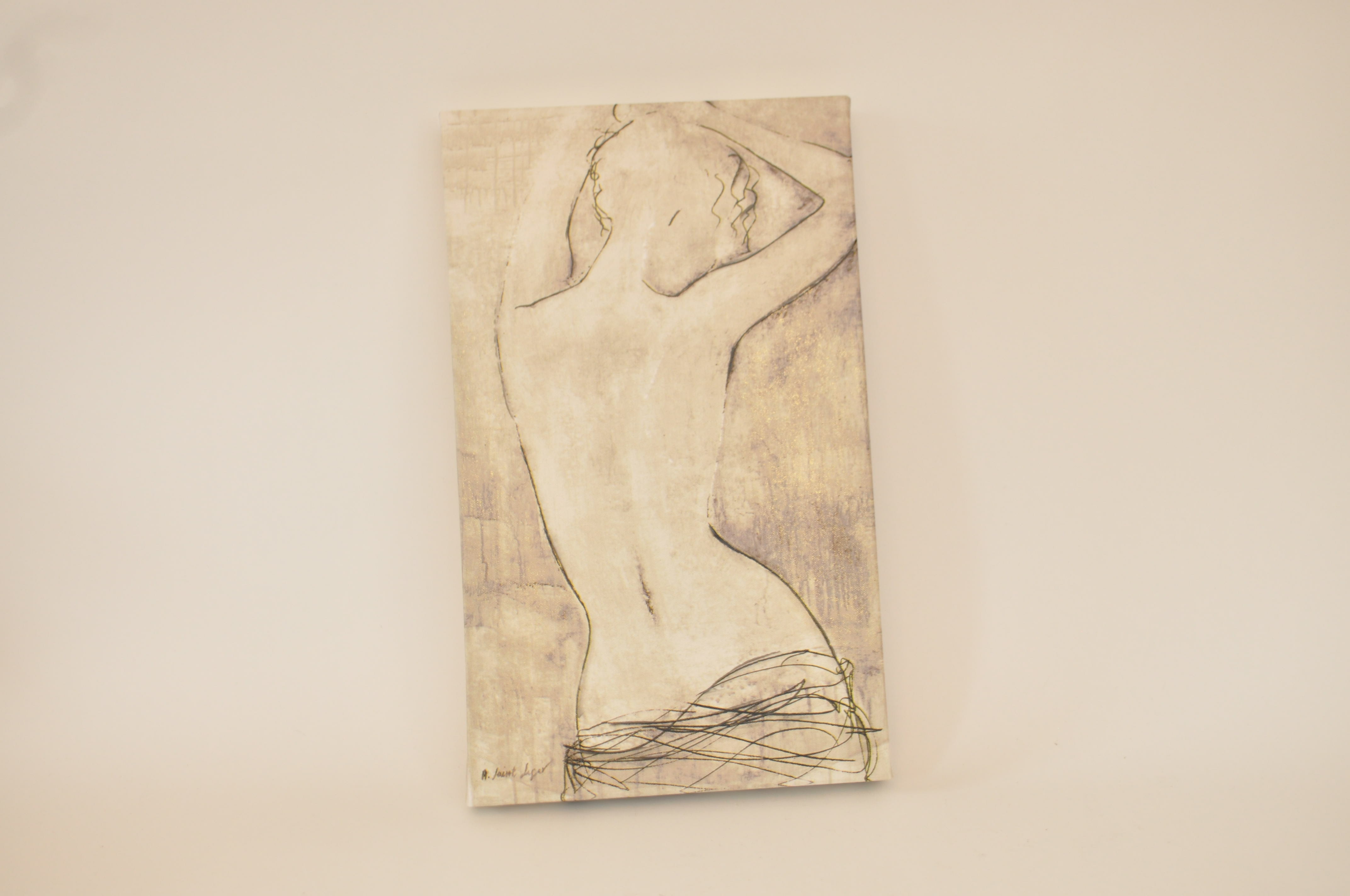 Gicilee Canvas Painting by Agnes Saint Leger