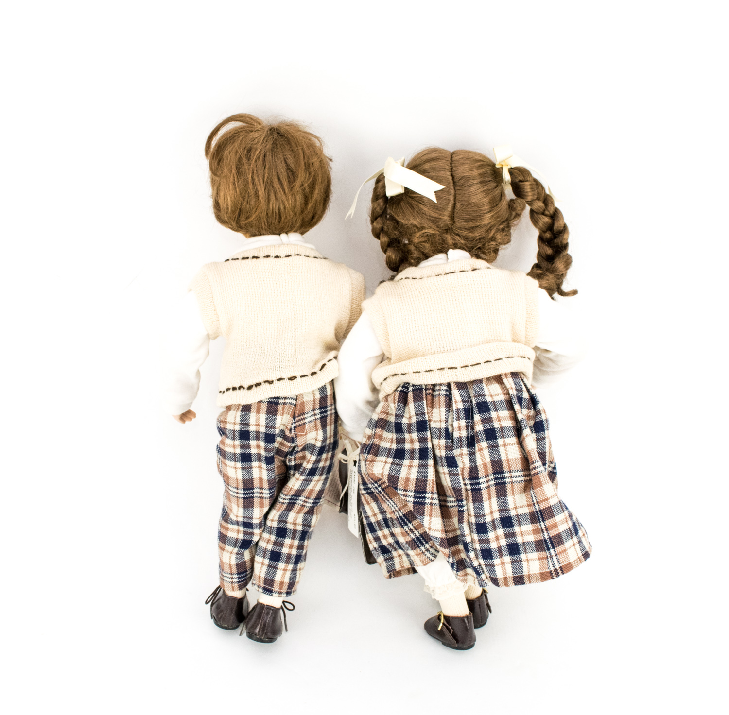 'Treasures in Lace' Porcelain Twin Dolls