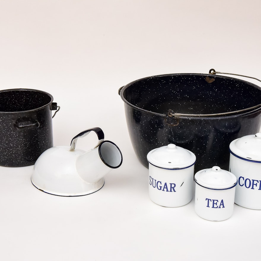 Vintage Enamel Ware Collection