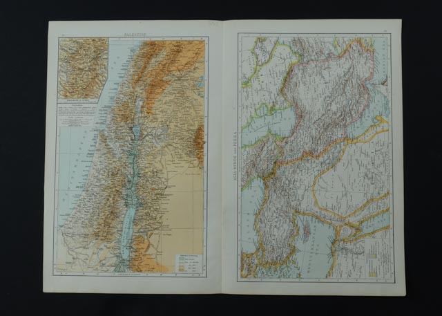 1892 Map of the Middle East
