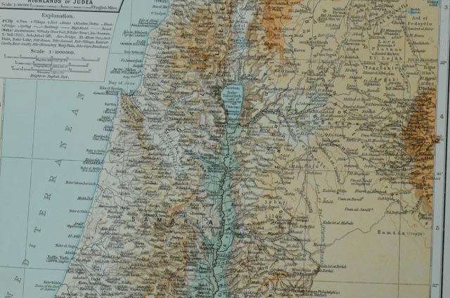 1892 Map of the Middle East