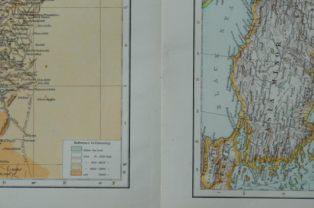 1892 Map of the Middle East