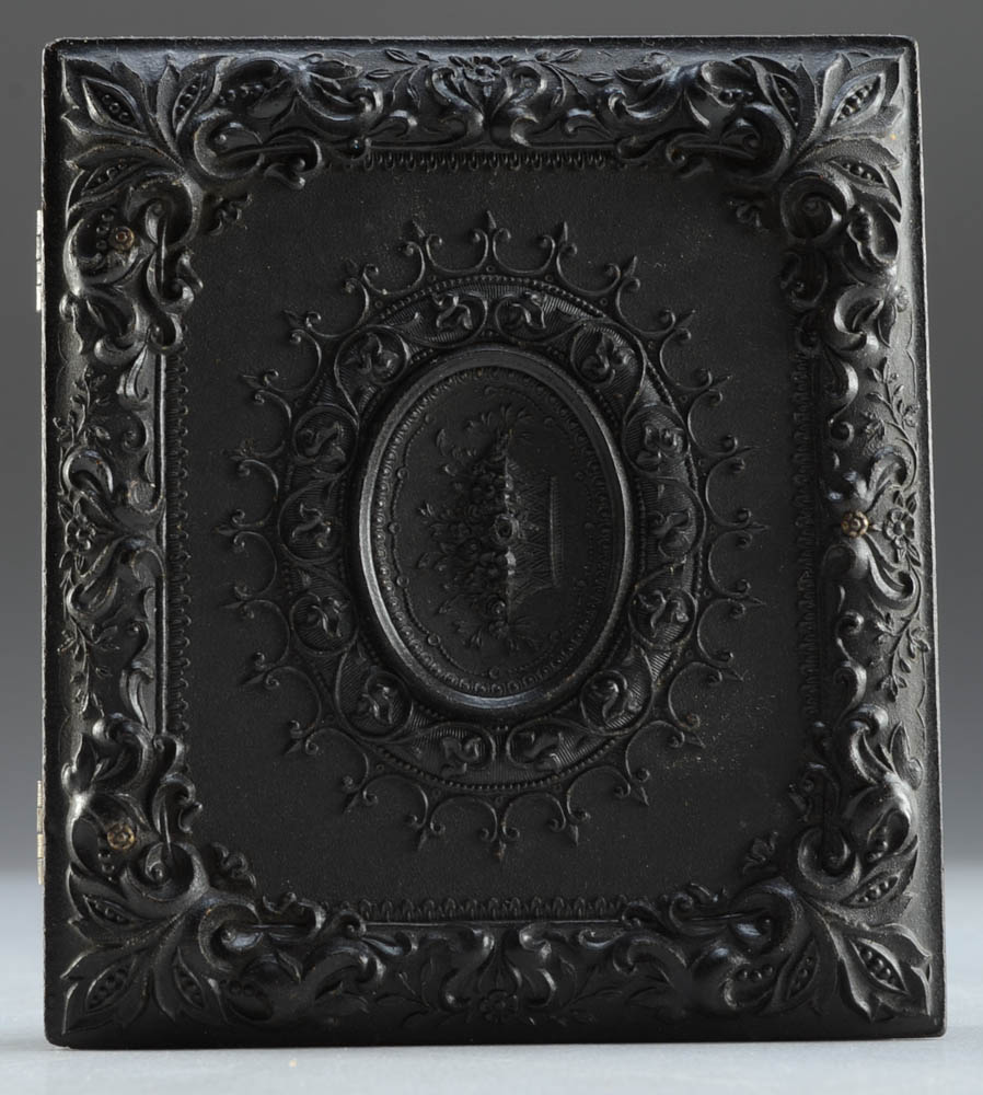 Civil War Union Calvary Soldier Cased Ambrotype Portrait