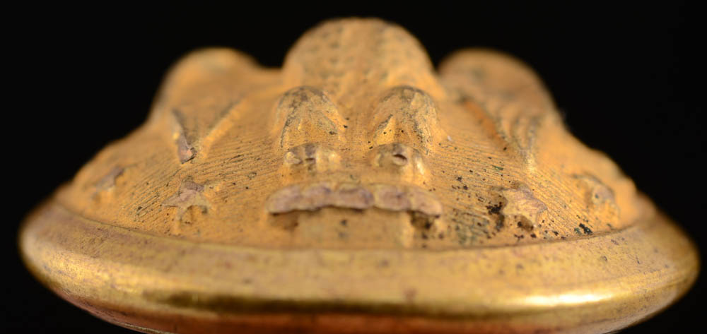 Two Civil War Confederate Army Uniform Buttons