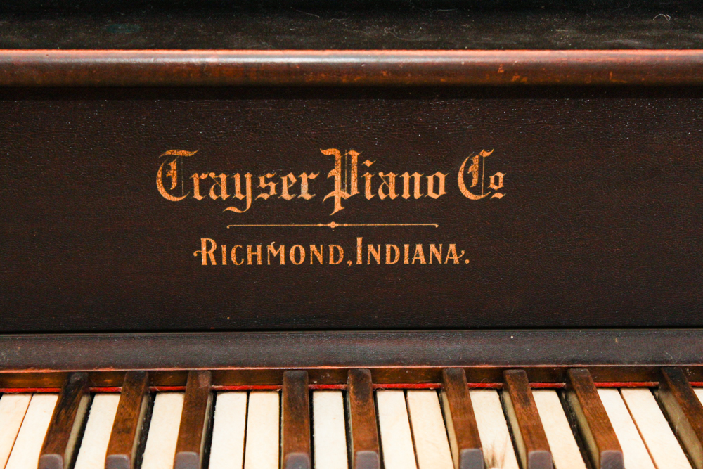 Antique Trayser Piano Company Upright Piano