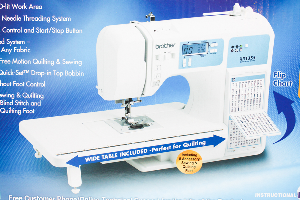 Brother XR1355 Computerized Sewing and Quilting Machine
