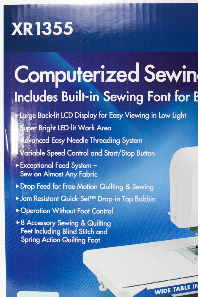 Brother XR1355 Computerized Sewing and Quilting Machine