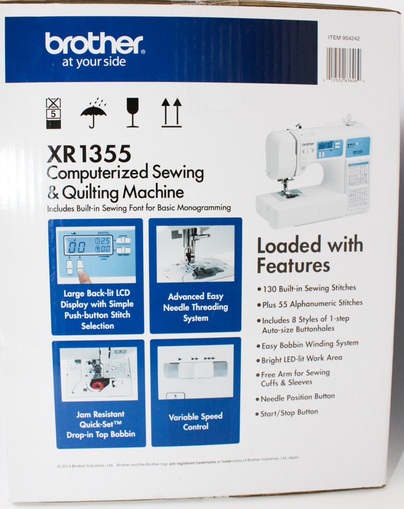 Brother XR1355 Computerized Sewing and Quilting Machine