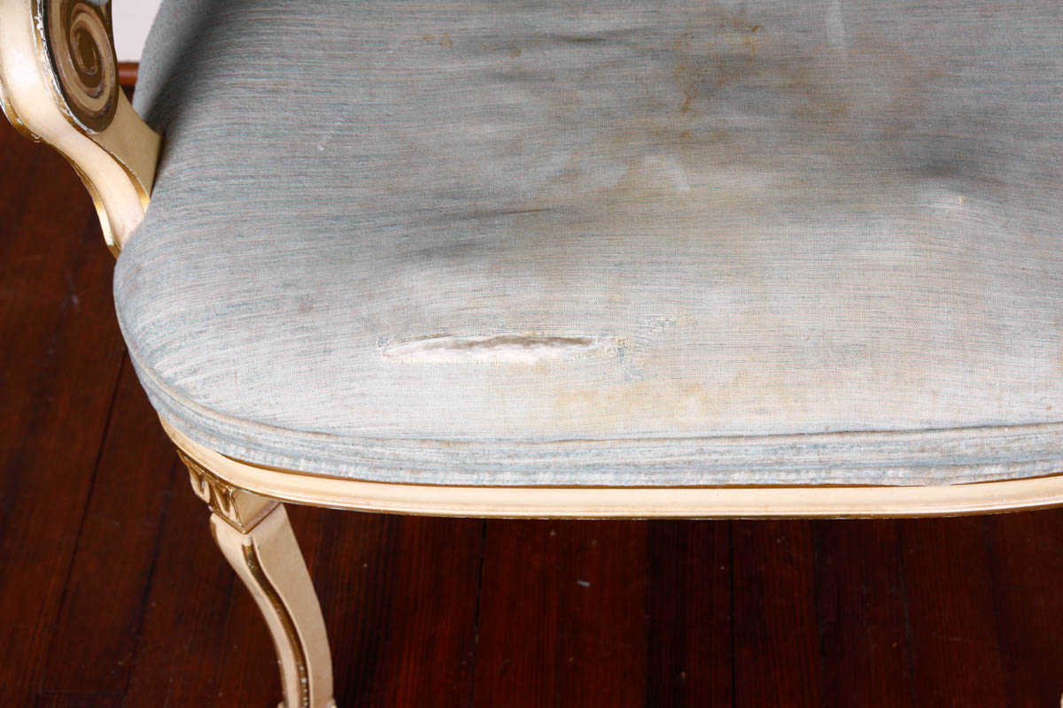 Vintage Hibriten Chair Company Tufted Chair