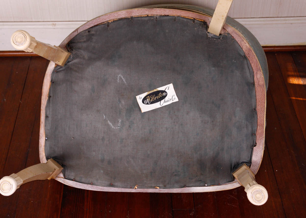 Vintage Hibriten Chair Company Tufted Chair