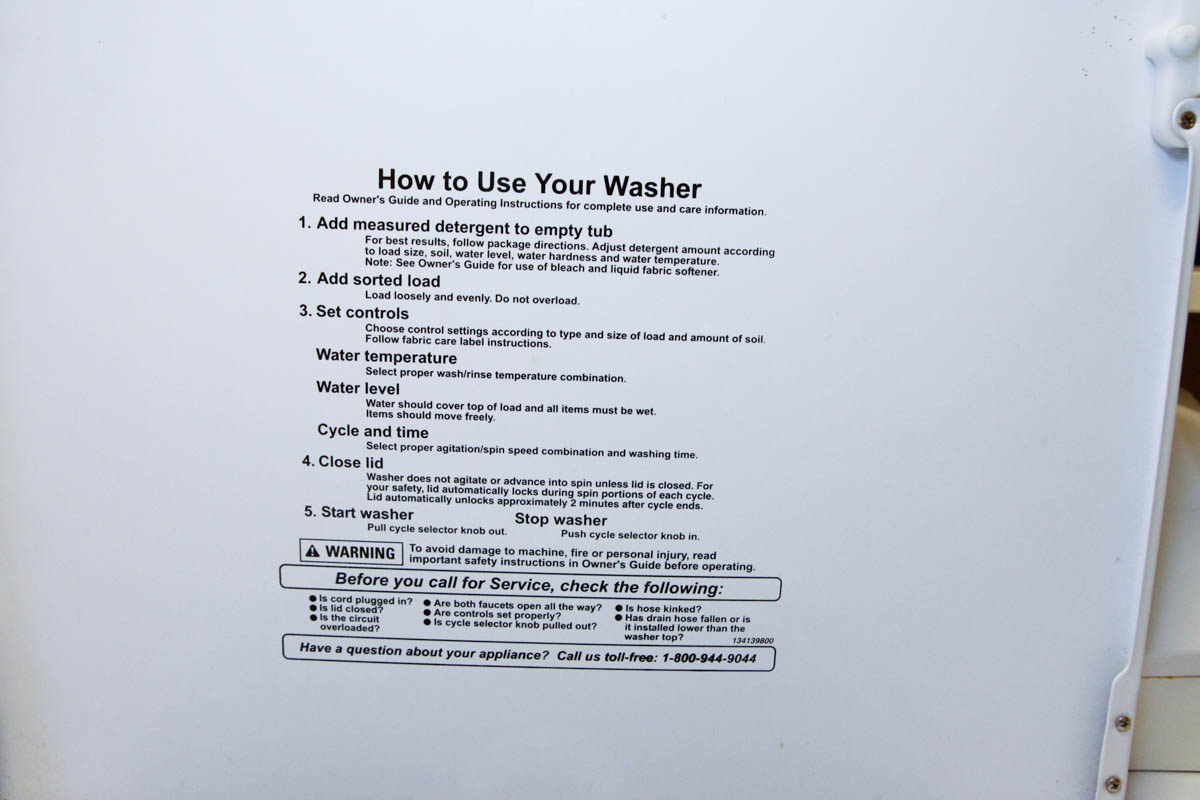 Frigidaire Gallery Washer